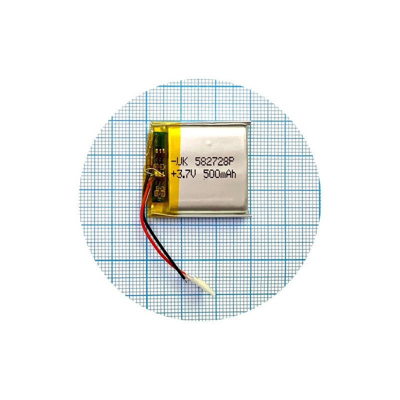 Батарея 27х25х6 мм 500 mAh 3.7 V Батарея 27х25х6 мм 500 mAh 3.7 V
