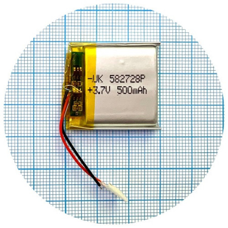 Батарея 27х25х6 мм 500 mAh 3.7 V