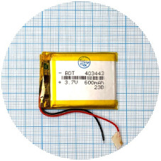 Батарея 45х34х4 мм 600 mAh 3.7V