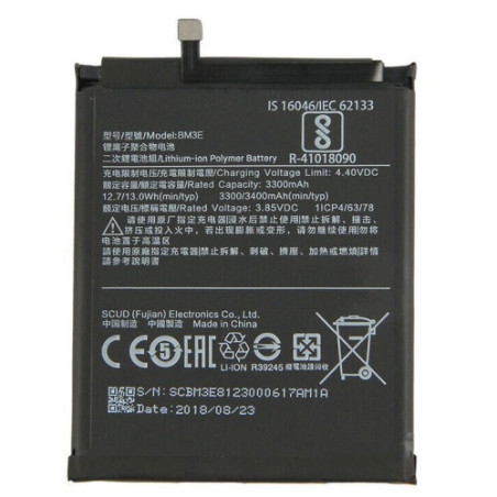 Батарея Xiaomi BM3E Mi 8 Mi8 M1803E1A 3400 mAh