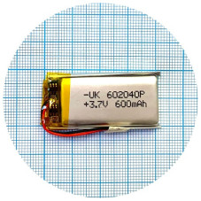 Батарея 40x20x6 600 mAh 3.7V