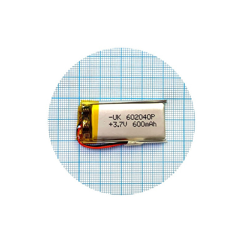 Батарея 40x20x6 600 mAh 3.7V Батарея 40x20x6 600 mAh 3.7V