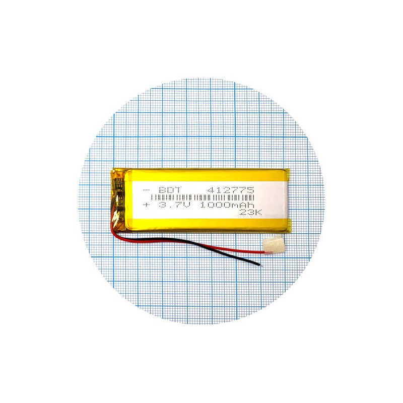 Батарея 72х27х3.5 мм 1000 mAh 3.7V Батарея 72х27х3.5 мм 1000 mAh 3.7V
