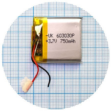 Батарея 31x29.5x5.5 750 mAh 3.7V
