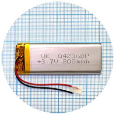Батарея 62х21х 3.5 мм 800 mAh 3.7 V