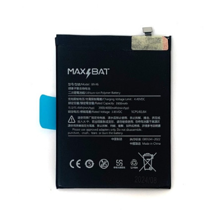 Батарея Xiaomi BN46 Max Bat Redmi 7 m1810f6lg Redmi Note 8 Note 8T 4000 mAh