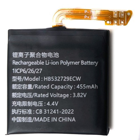 Батарея Huawei HB532729ECW Huawei Watch GT2 46 мм 455 mAh