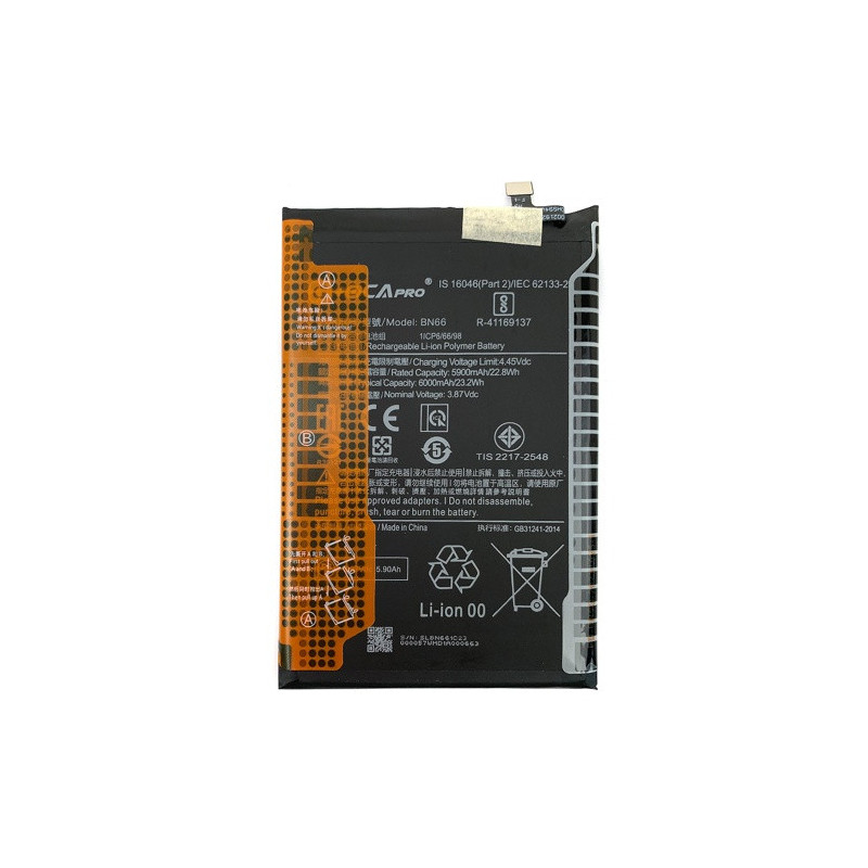 Батарея Xiaomi BN61 Poco X3 MZB07Z0IN MZB07Z1IN MZB07Z2IN MZB07Z3IN MZB07Z4IN MZB9965IN M2007J20CI G OCA Pro 6000 mAh