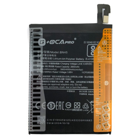 Батарея Xiaomi BN45 G OCA Pro Redmi Note 5 Pro MEI7S MEI7 M1803E7SG M1803E7SH 4000 mAh