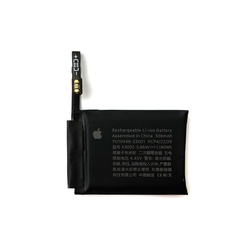 Батарея Apple Watch 9 45 мм A3009 308 mAh Батарея Apple Watch 9 45 мм A3009 308 mAh