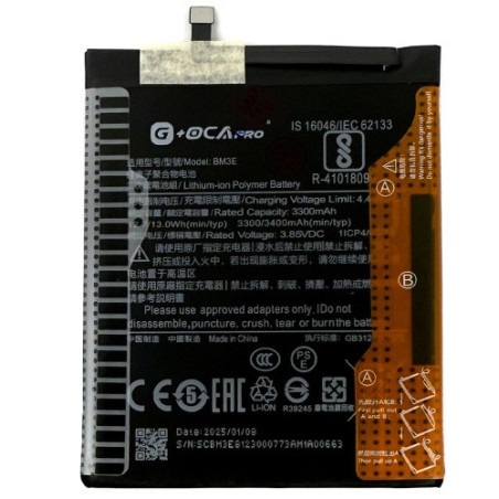 Батарея Xiaomi BM3E G OCA Pro Mi 8 Mi8 M1803E1A 3400 mAh
