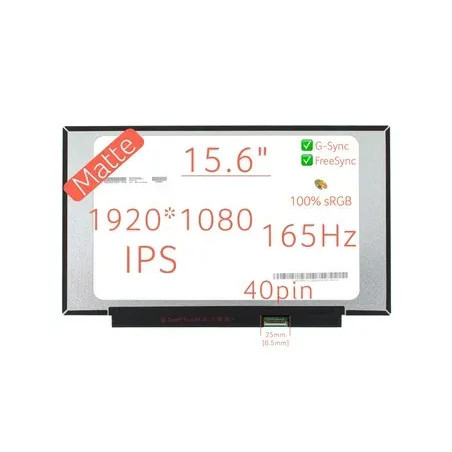 Матрица B156HAN12.H 15.6 IPS 165Hz G-Sync FreeSync 1920×1080 матовая 40pin 0.5mm 300nit sRGB