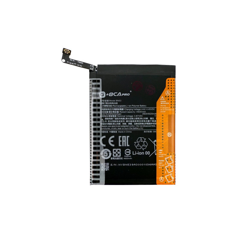Батарея Xiaomi BN53 G OCA Pro Redmi Note 9 Pro 9 Pro Max Note 10 Pro 10 Pro Max Poco M2 M2003J6B2G M2003J6B1I 5020 mAh