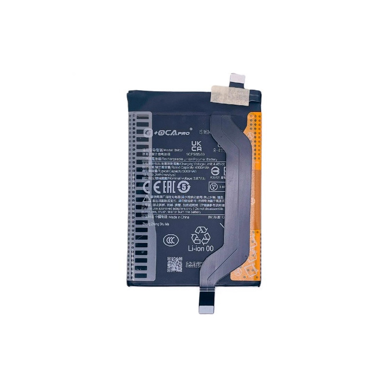 Батарея Xiaomi BM57 Redmi Note 10 Pro M2101K6G M2101K6R 5G China Poco X3 GT 21061110AG G OCA Pro 5000 mAh Батарея Xiaomi BM57 Redmi Note 10 Pro M2101K6G M2101K6R 5G China Poco X3 GT 21061110AG G OCA Pro 5000 mAh