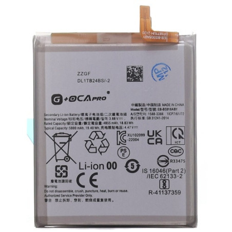 Батарея Samsung EB-BS918ABY Galaxy S23 Ultra SM-S918B SM-S918B DS SM-S918U SM-S918U1 SM-S918W SM DS G OCA Pro 5000 mAh