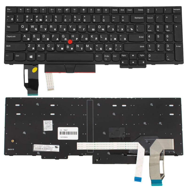 Клавиатура Lenovo ThinkPad E595 Клавиатура Lenovo ThinkPad E595