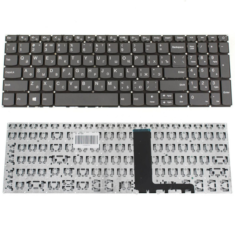 Клавиатура Lenovo Ideapad S145-15IGM 81MX0000CL 81MX0001LM 81MX0002AR 81MX0003LM 81MX0004RM 81MX0005RM 81MX0009RM 81M