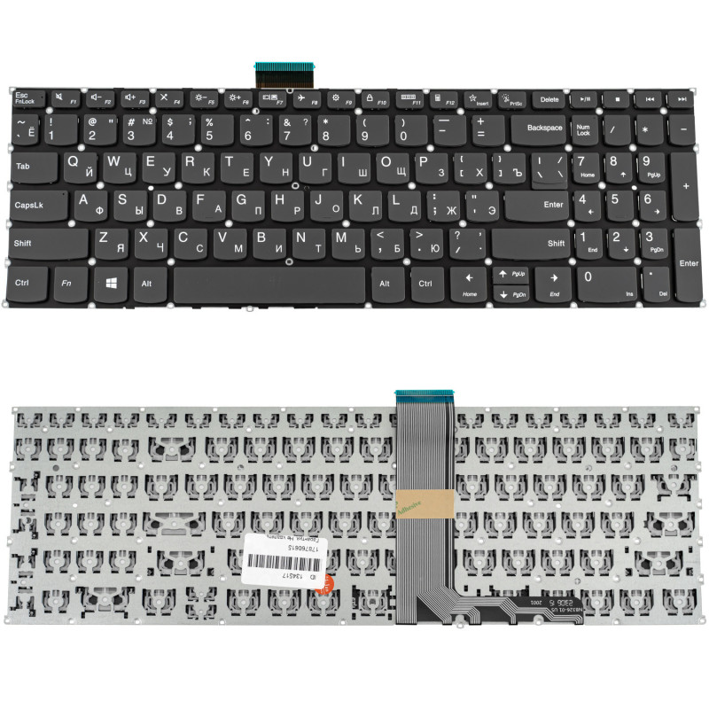 Клавиатура Lenovo 82LX000QBM 82LX000RBM 82LX000SBM 82LX000TBM 82LX000UBM 82LX000VBM 82LX000WBM 82LX000XUK 82LX000YUK