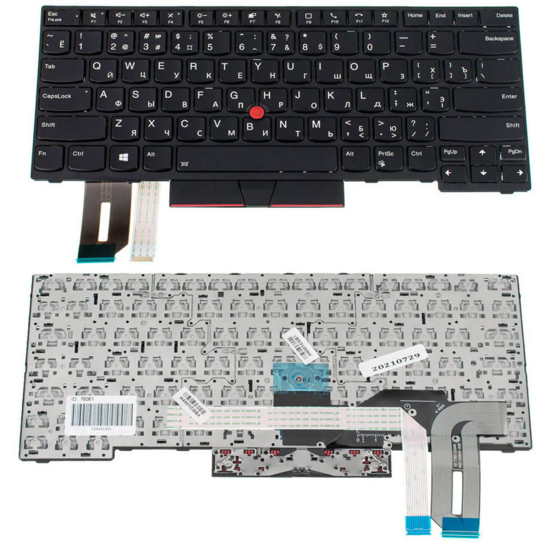 Клавиатура Lenovo ThinkPad E480 E485 E480s L380 Клавиатура Lenovo ThinkPad E480 E485 E480s L380