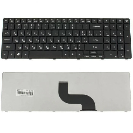 Клавиатура Acer Packard Bell Easynote LM85 LM81 LM86 TK81 TM87 LM82 LM87 TM81 LM85 TK11BZ TM82 90.4H007.H0R 9J.N5982