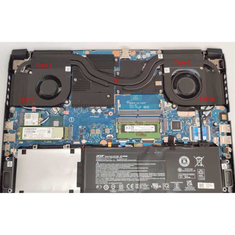 Кулер Acer AN515-57-57ML AN515-57 AN515 57 NHQEKEKEU00430104AC53400 30101914134 DC28000X1D0 TIA8 DC28000X0F0 FCC2 вентилятор Кулер Acer AN515-57-57ML AN515-57 AN515 57 NHQEKEKEU00430104AC53400 30101914134 DC28000X1D0 TIA8 DC28000X0F0 FCC2 вентилятор