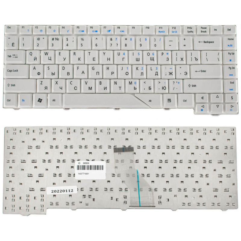 Клавіатура Acer Aspire 5520 4220 4230 4310 4315 4320 4330 4520 4520G 4530 4710 4710G 4710Z 4710ZG 4715Z 4720 4720G