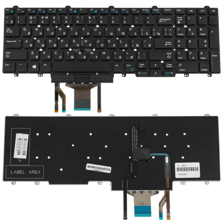 Клавіатура Dell Latitude 5591 E5570 E5580 E5550 Precision 3520 7710 7510 1R2M9 383D7 55PM5 55PM5 5Y0RX 5Y0RX Y5JTR YM
