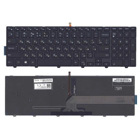 Клавіатура Dell Vostro 3568 0HHC8 490.00H07.0L0R 49000H070L0R SG-63510-XAA SG63510XAA 14050952588