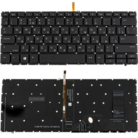 Клавіатура HP Zbook Firefly 14 G9 N45436-001 N45436001 N45436-251 N45436251