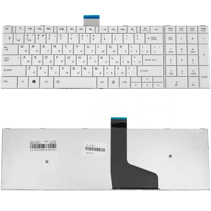 Клавіатура Toshiba Satellite С50 С55 С50D С55D 9Z.N7TSV.80R 9Z.N7USV.P0R 6037B0085002 6037B0084805 MP-11B96SU-930 Клавіатура Toshiba Satellite С50 С55 С50D С55D 9Z.N7TSV.80R 9Z.N7USV.P0R 6037B0085002 6037B0084805 MP-11B96SU-930