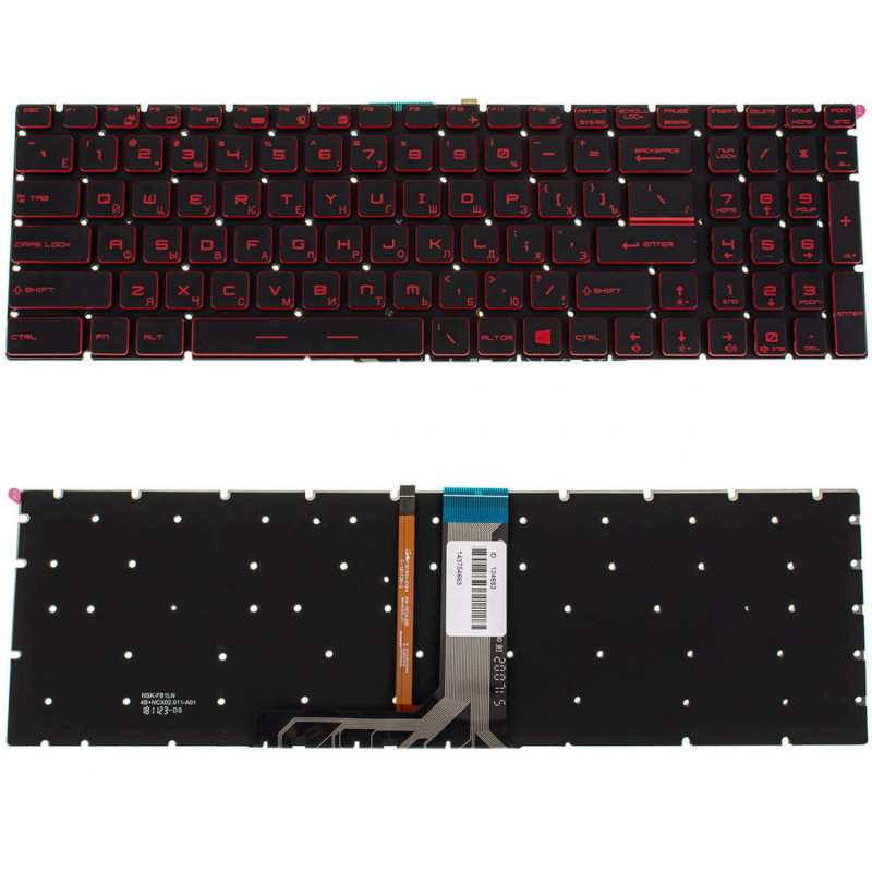 Клавіатура для ноутбука MSI WT72