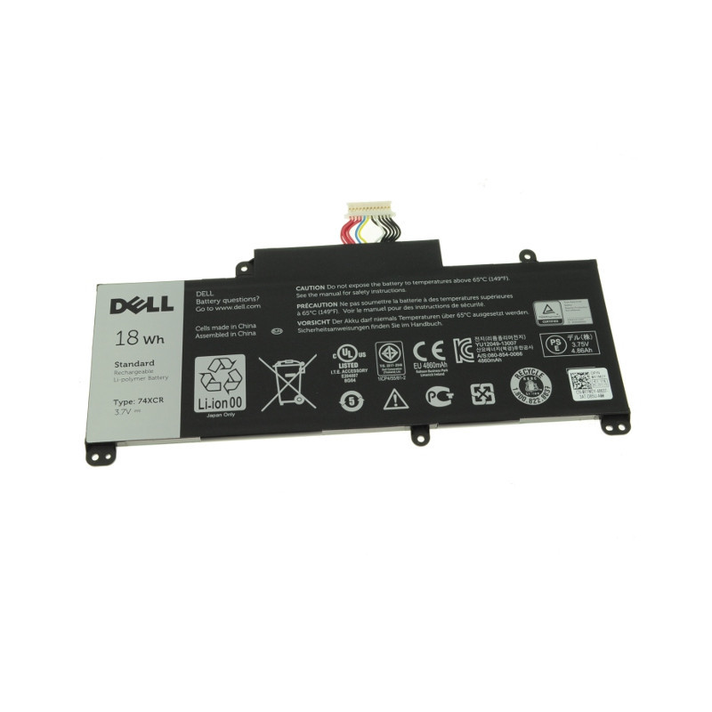 Батарея DELL Venue 8 Pro DELL 5830 74XCR T01D T10D-5830 VXGP6 074XCR X1M2Y 4960mah 18Wh