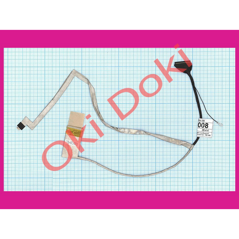 Oki-doki.com.ua | Шлейф матрицы HP G6-1000 LED купить в Харькове, Киеве, Днепропетровске, Одессе, Запорожье, Львове