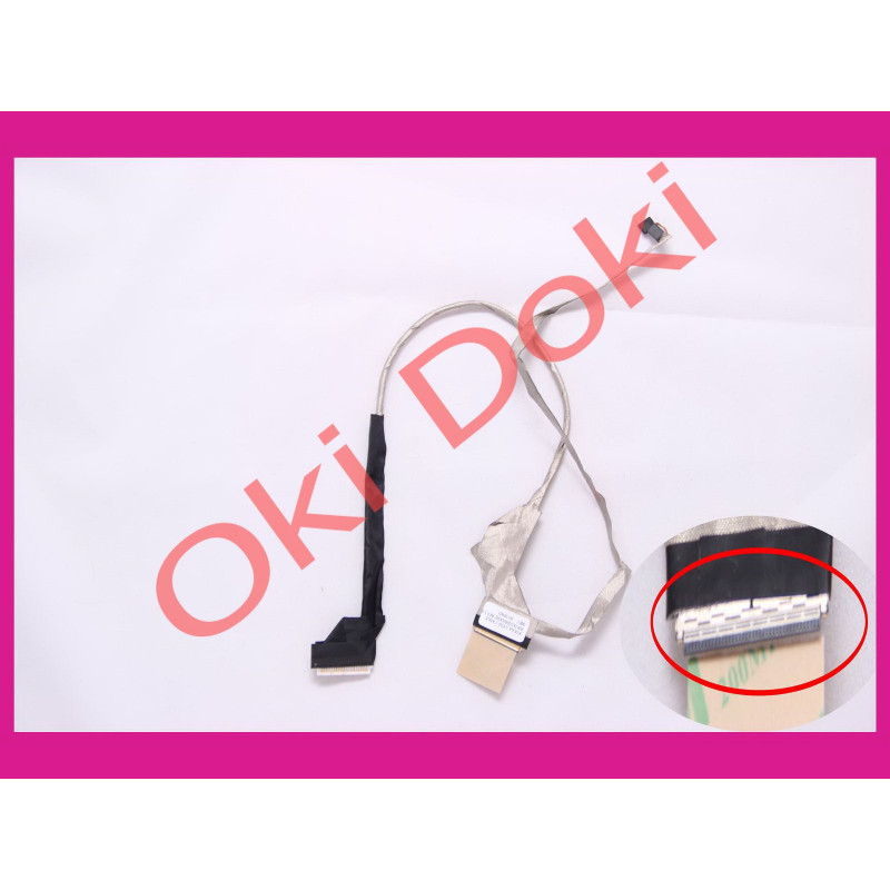 Oki-doki.com.ua | Шлейф матрицы TOSHIBA A500 LED купить в Харькове, Киеве, Днепропетровске, Одессе, Запорожье, Львове