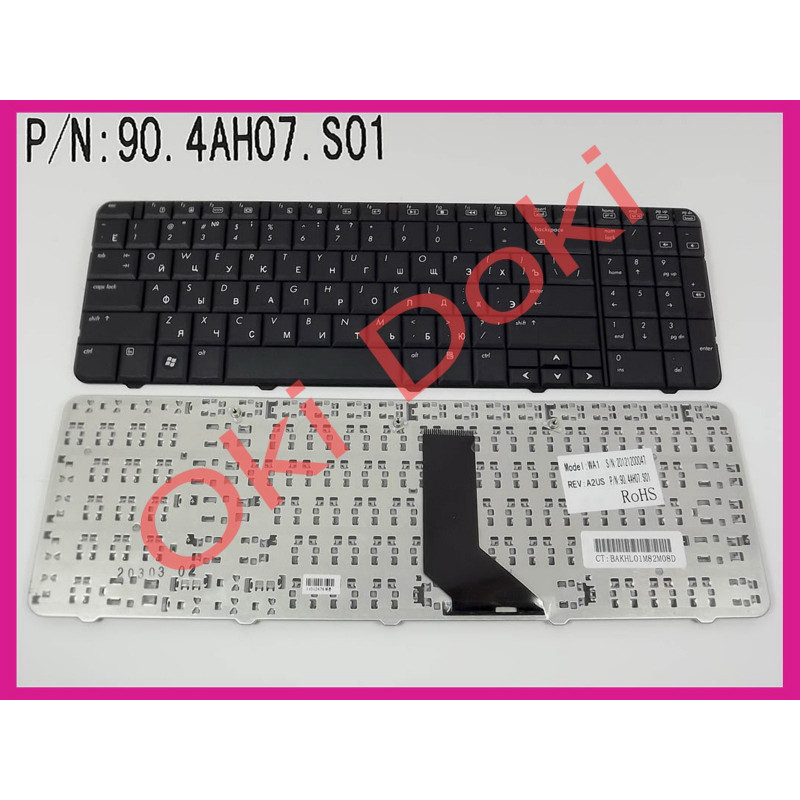 Клавіатура HP Pavilion G60 Compaq Presario CQ60 чорна