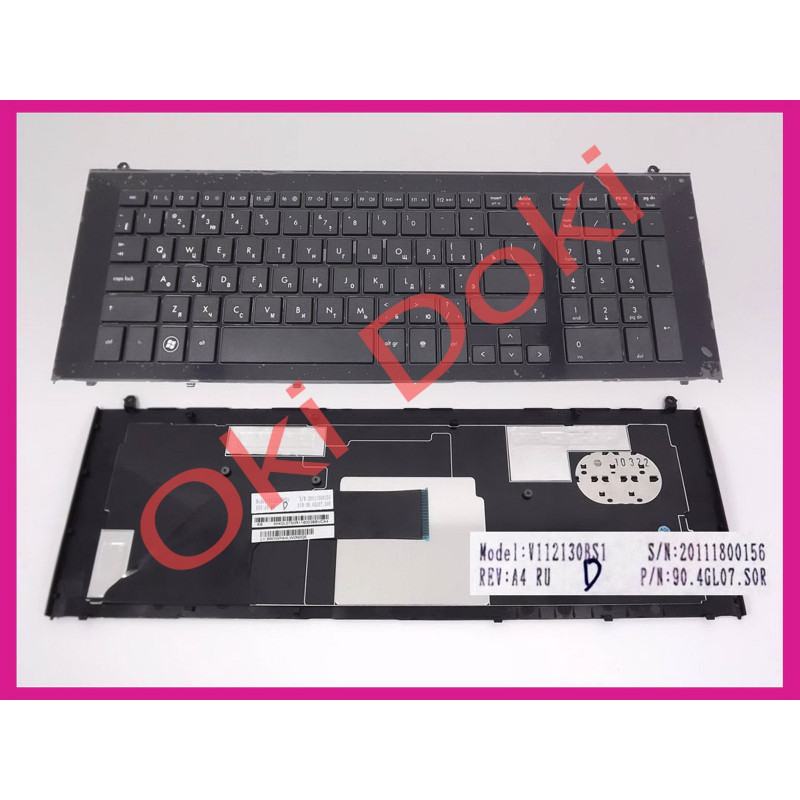 Клавіатура HP ProBook 4720 4720 чорна з рамкою