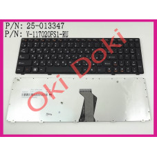Клавиатура Lenovo IdeaPad B570 B575 B580 B590 V570 V575 V580 Z570 Z575 черная с черной рамкой OEM