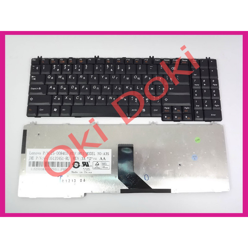Клавиатура Lenovo G550 G555 B550 B560 V560 черная