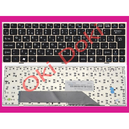 Клавіатура MSI U160 L1350 U135 золота рамка