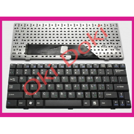 Клавиатура MSI Wind U90 U100 U110 U120 черная