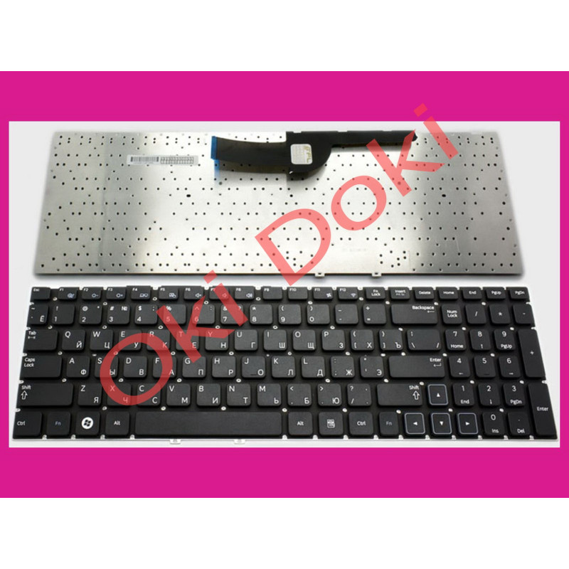 Клавіатура Samsung 300E5A 300V5A 305V5A 305E5 чорна без рамки