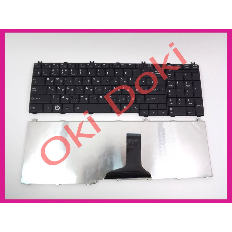 Клавиатура Toshiba Satellite C650 C660 L650 L670 L750 L750D L755 L775 черная