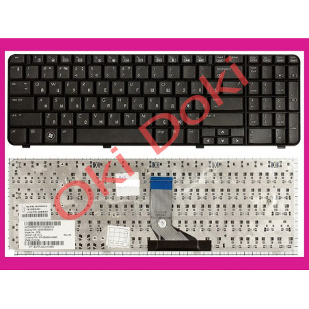 Клавіатура HP Presario CQ61 G61 rus black