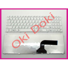 Клавіатура Asus A52 K52 X54 N53 N61 N73 N90 P53 X54 X55 X61 із білою рамкою type 3