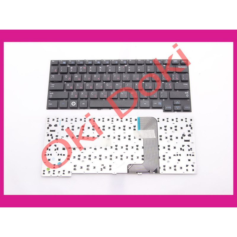 Клавиатура Samsung NP300U1A NP305U1A 300U1A 305U1A черная BA75-03302C Без рамки BA59-03137C