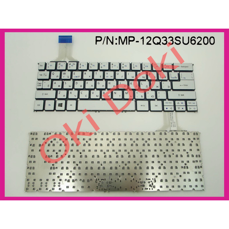 Клавиатура ACER P3-131 P3-171 TM TMX313-M rus silver