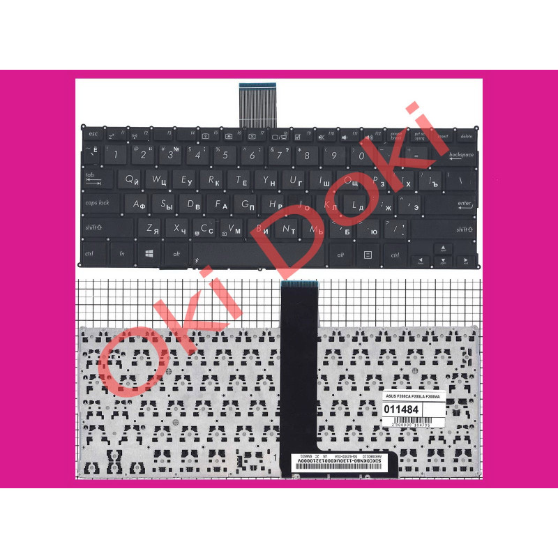 Клавиатура ASUS F200 R202 X200 X200CA series black