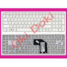 Клавиатура HP Pavilion G6-2000 белая с рамкой горизонтальный Enter type 5
