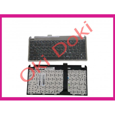 Клавиатура ASUS EeePC 1011 1015 1016 1018 series rus brown горизонтальный энтер коричневая рамка type 4