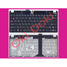Клавиатура ASUS EeePC 1011 1015 1016 1018 series rus black горизонтальный энтер черная рамка type 5